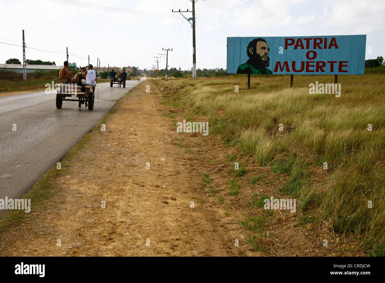 Patriotic Fidel Castro accedi Vienales, Cuba Foto Stock