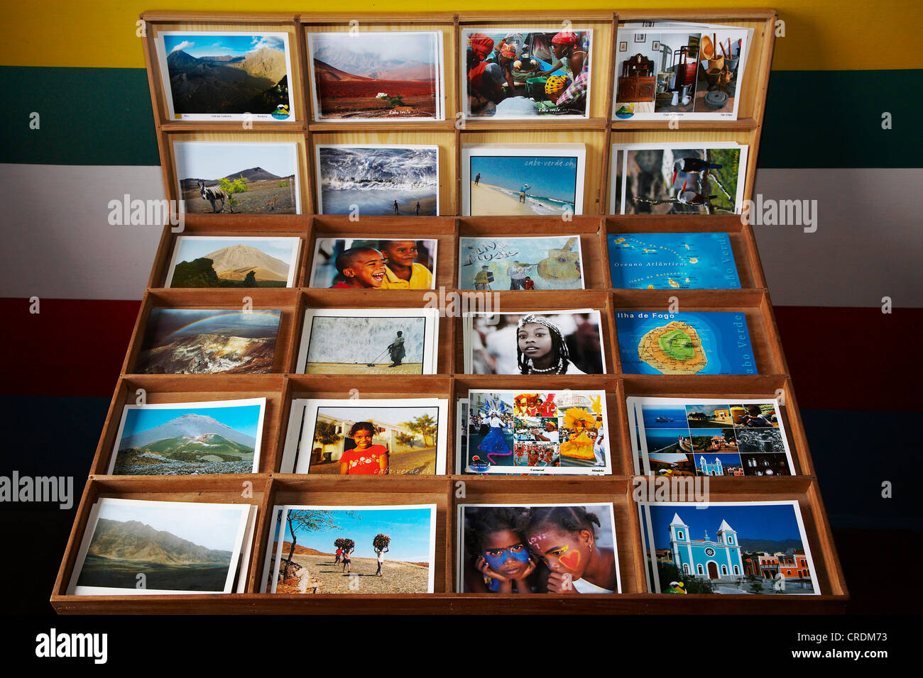 Cartoline, Capo Verde Isole di Capo Verde, Fogo, Sao Filipe Foto Stock