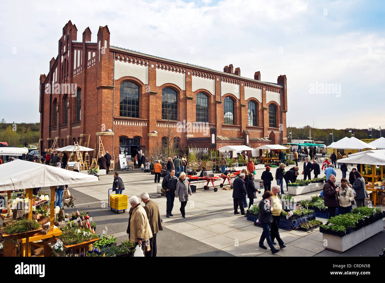 Sul mercato Waltrop miniera di carbone, in Germania, in Renania settentrionale-Vestfalia, la zona della Ruhr, Waltrop Foto Stock