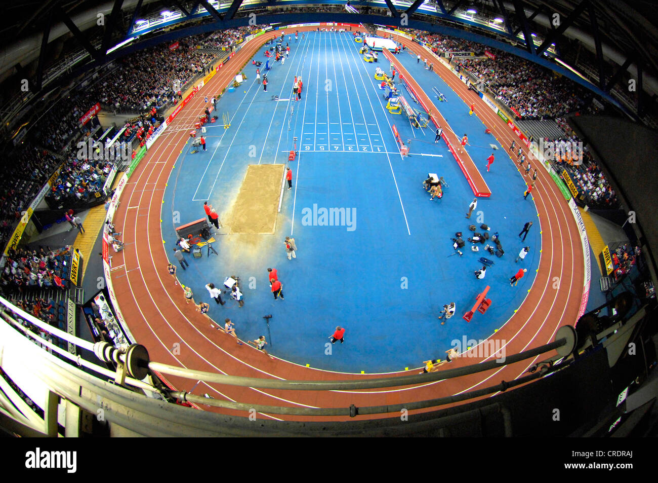 Evento di atletica leggera della Hanns Martin Schleyerhalle, GERMANIA Baden-Wuerttemberg, Stoccarda Foto Stock