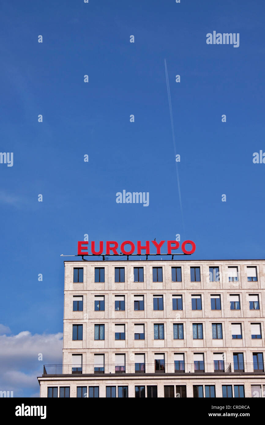 Edificio Eurohypo, una unione immobiliare banca, Berlino, Germania, Europa Foto Stock