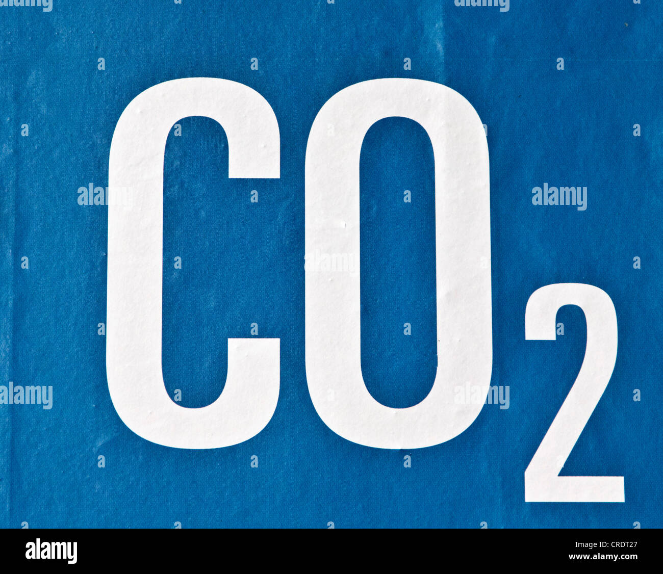 CO 2 o biossido di carbonio Foto Stock