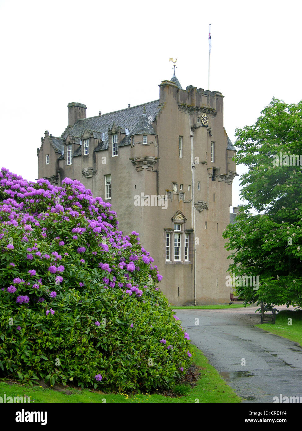 Crathes Castle, Dee Valley, Regno Unito, Scozia Foto Stock