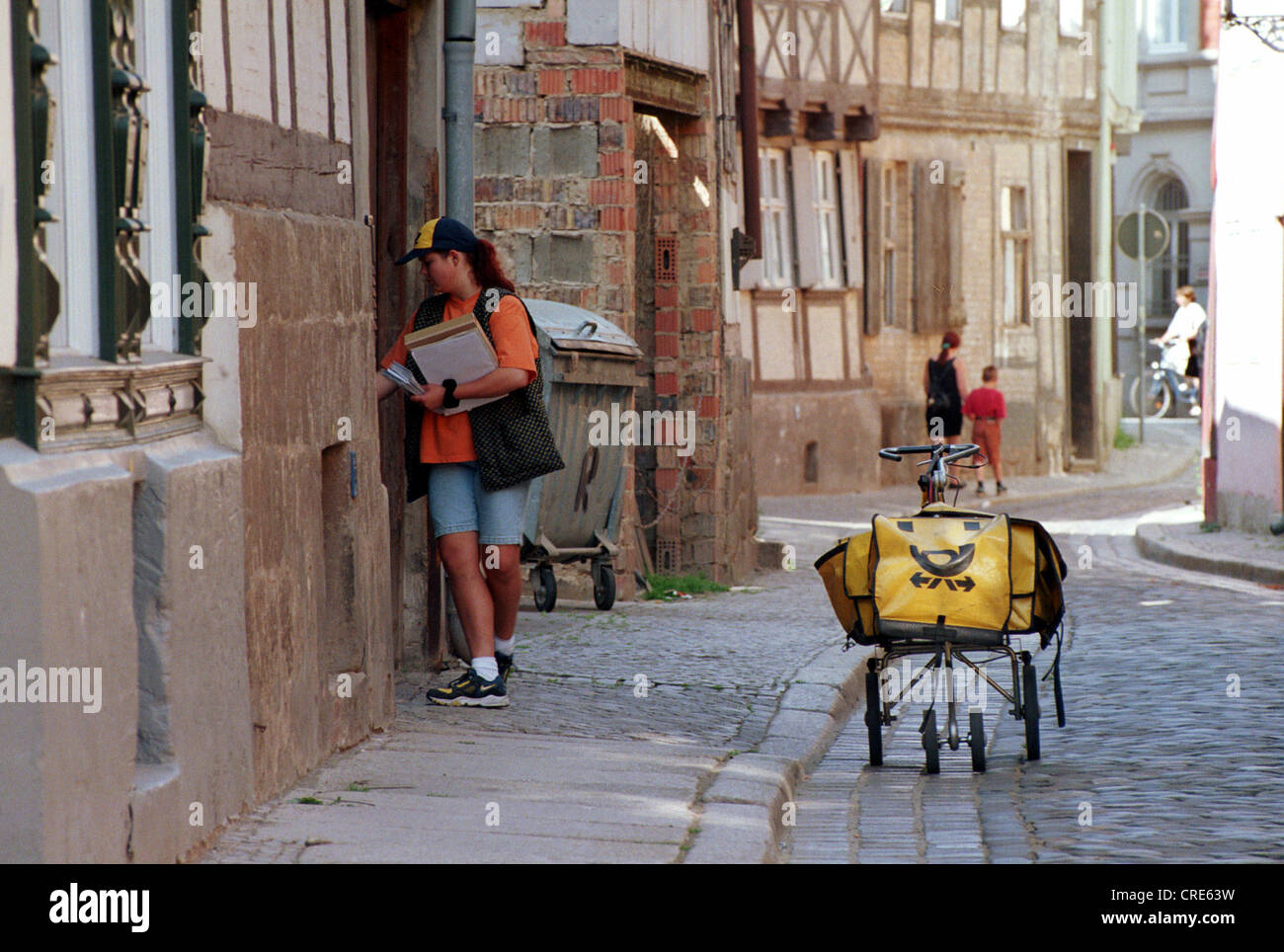 Vettore lettera a Quedlinburg, Germania Foto Stock