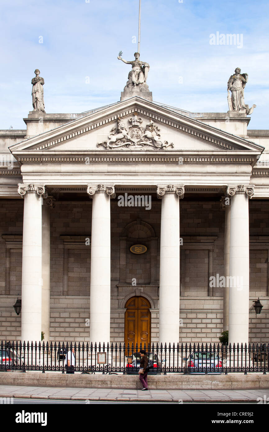 Banca d'Irlanda, Dublino, Irlanda, Europa Foto Stock