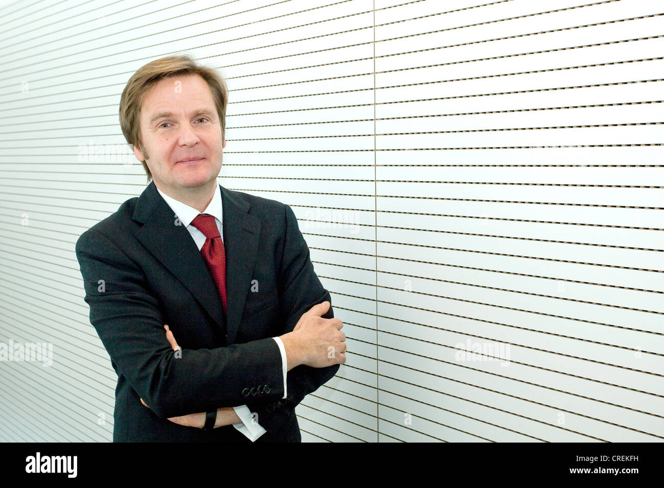 Gert Wendroth, CEO di H+R Wasag AG, Specialty Chemicals Company che sviluppa e produce prodotti chimici di specialità farmaceutiche Foto Stock