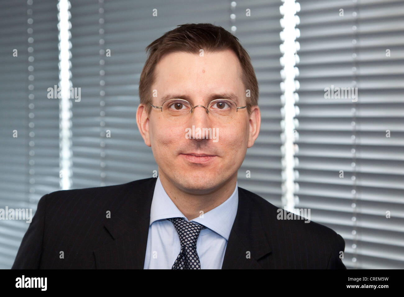 Andreas Paulke, Chief Financial Officer della Deutsche Beteiligungs AG corporation, conferenza stampa del 28.01.2011 a Francoforte Foto Stock