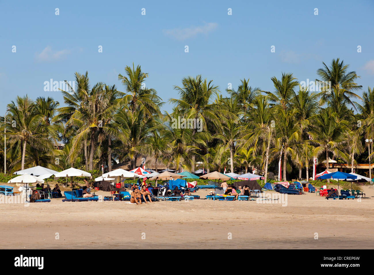La spiaggia di Kuta Beach, Bali Sud, Indonesia, sud-est asiatico Foto Stock