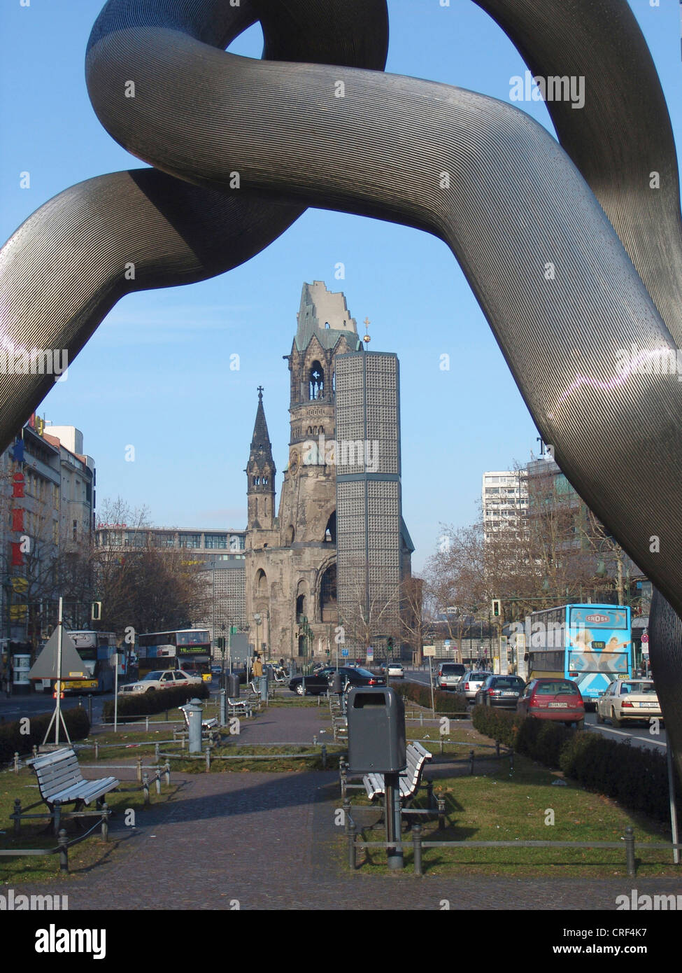 Kaiser Wilhelm Memorial Church, Germania Berlino Foto Stock