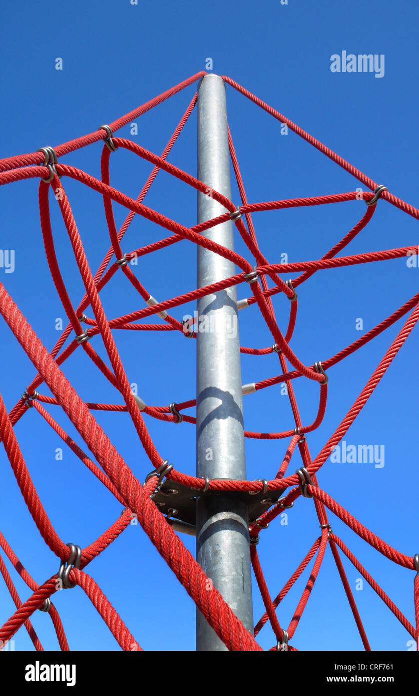 Junglegym su un parco giochi Foto Stock