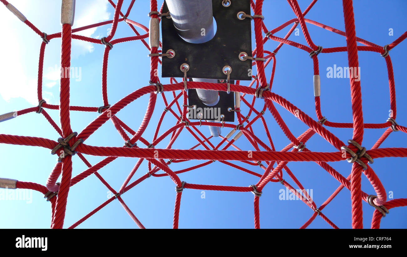 Junglegym su un parco giochi Foto Stock