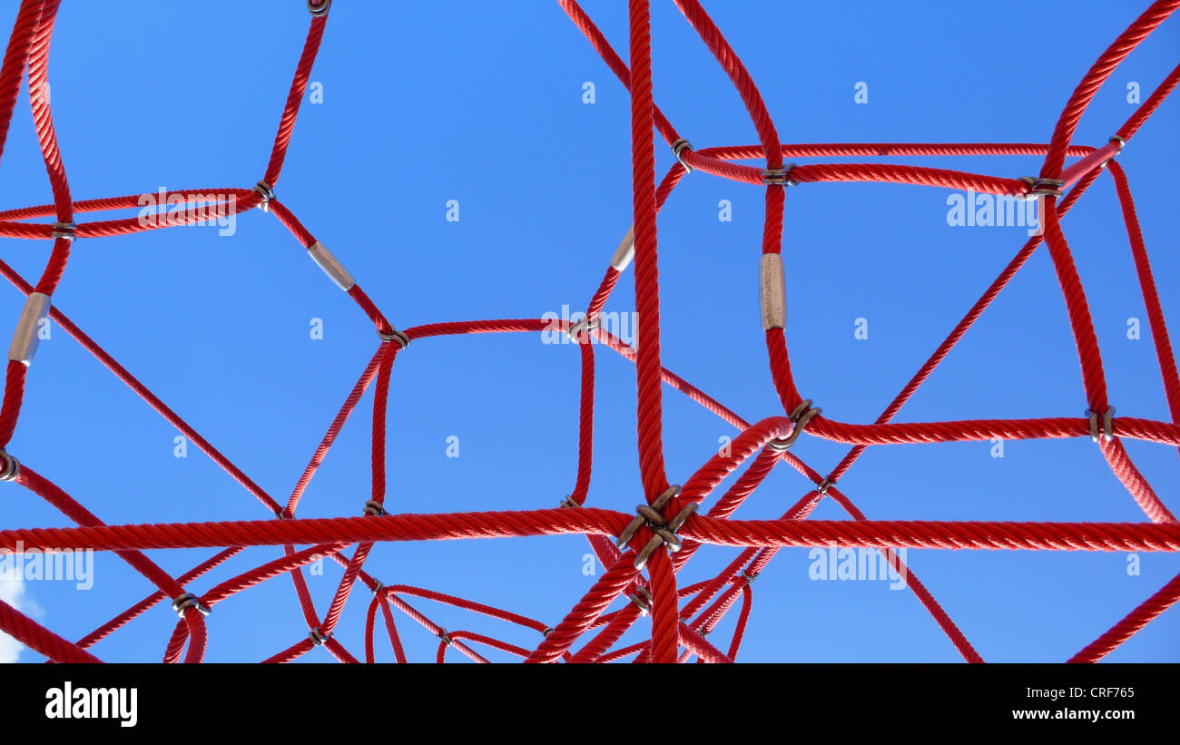 Junglegym su un parco giochi Foto Stock