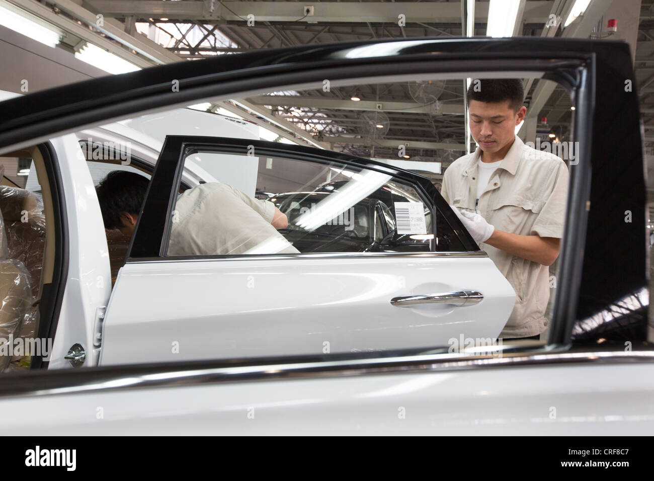 Pechino Hyundai No.1 impianto di produzione di autoveicoli, a Pechino, Cina Foto Stock