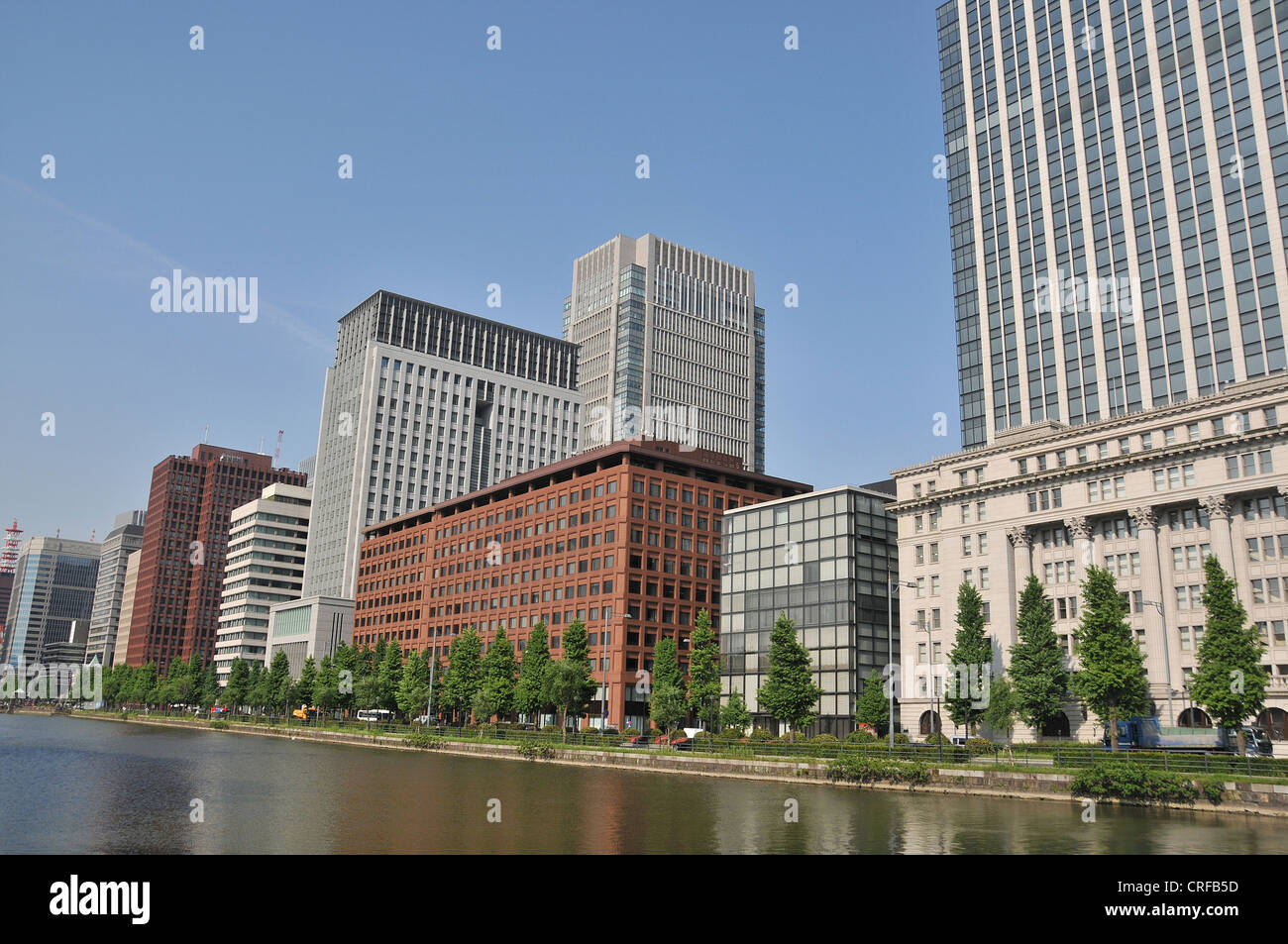 Quartiere degli affari, Marunouchi, Tokyo, Giappone, Asia Foto Stock