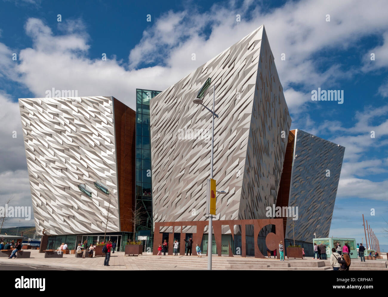 Centro di Titanic a Belfast, Irlanda del Nord Foto Stock