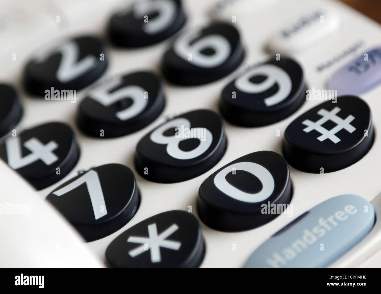 Telefono con pulsanti grandi Foto Stock