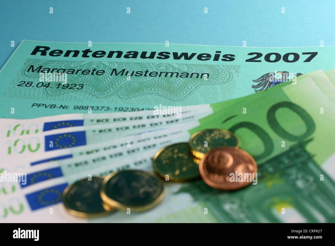 Immagine simbolo pension Foto Stock