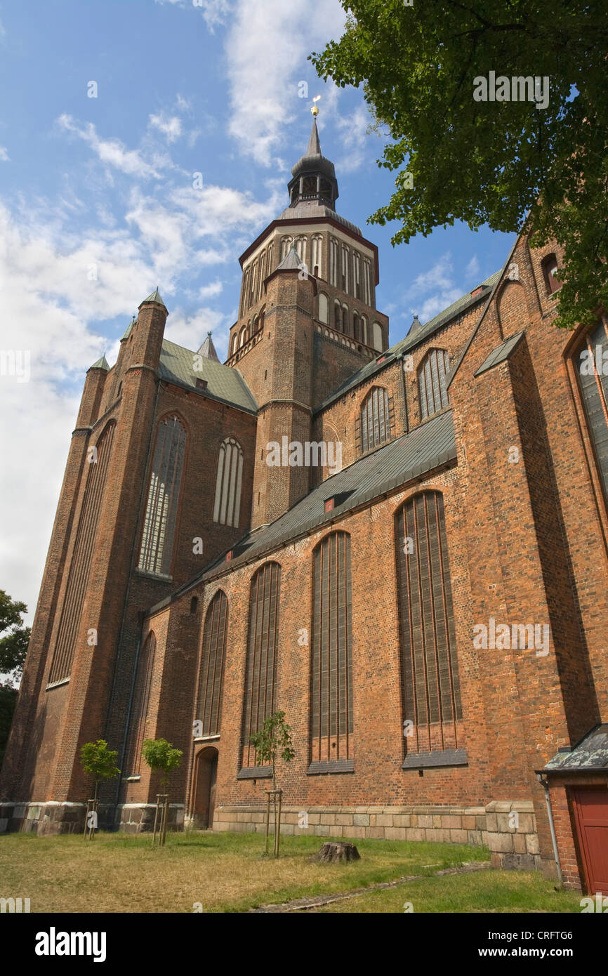 La chiesa di Santa Maria, Germania, Meclemburgo-Pomerania, Stralsund Foto Stock