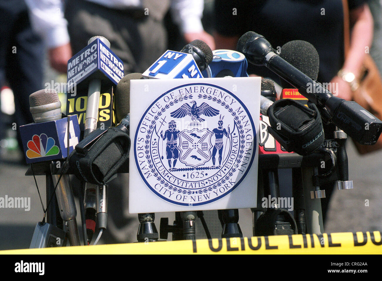 New York, Stati Uniti d'America, Sindaco di office nella gestione delle situazioni di emergenza Foto Stock