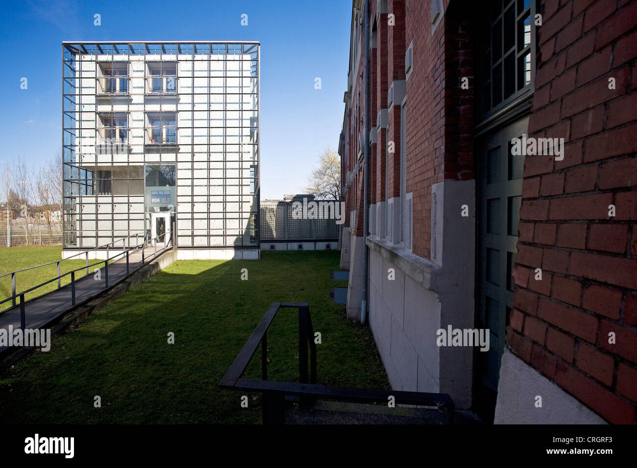 Ex pit Oberschuir, una parte della miniera di carbone il consolidamento , in Germania, in Renania settentrionale-Vestfalia, la zona della Ruhr, Gelsenkirchen Foto Stock