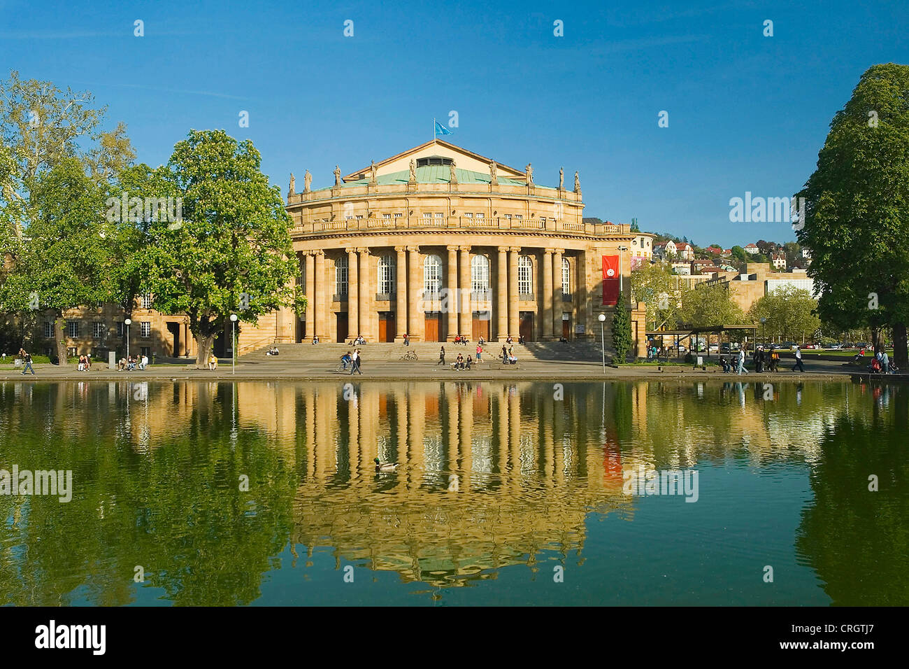 Teatro Staatstheater - Grosses Haus , Germania, Baden-Wuerttemberg, Stoccarda Foto Stock