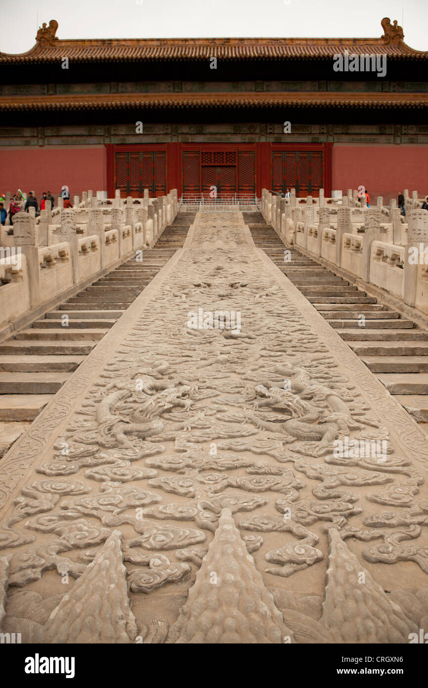 Palazzo imperiale cinese, la Città Proibita di Pechino, Cina Foto Stock