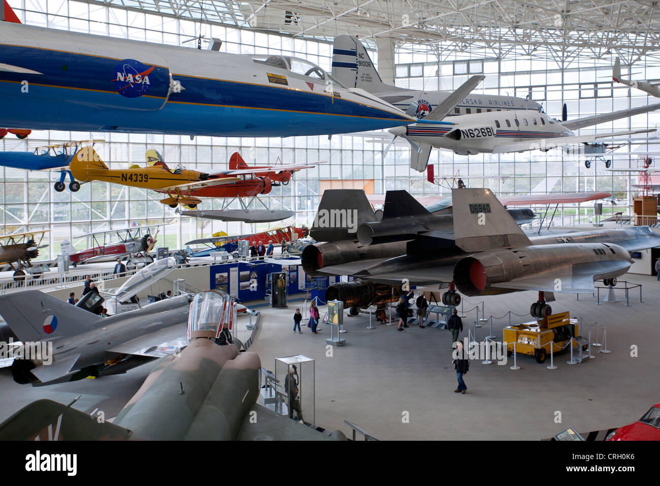 Il museo del volo. Seattle. Stati Uniti d'America Foto Stock