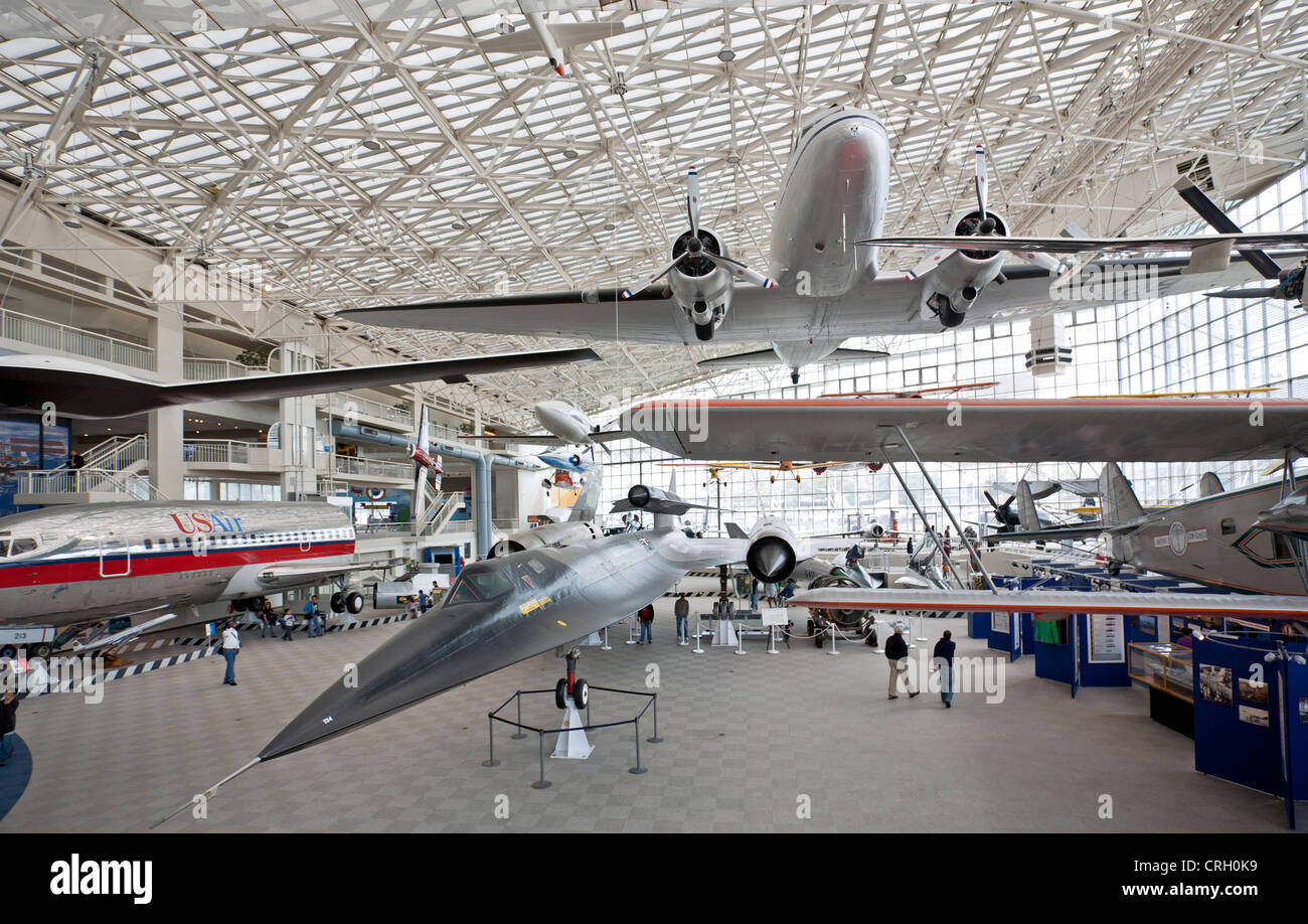 Il museo del volo. Seattle. Stati Uniti d'America Foto Stock