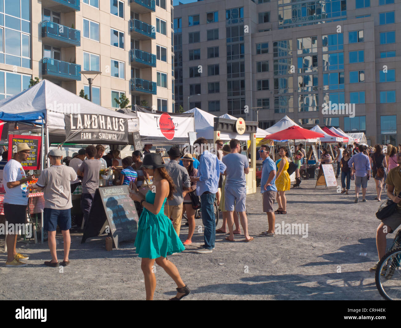 Brooklyn mercato delle pulci Williamsburg Smorgasburg NYC Foto Stock