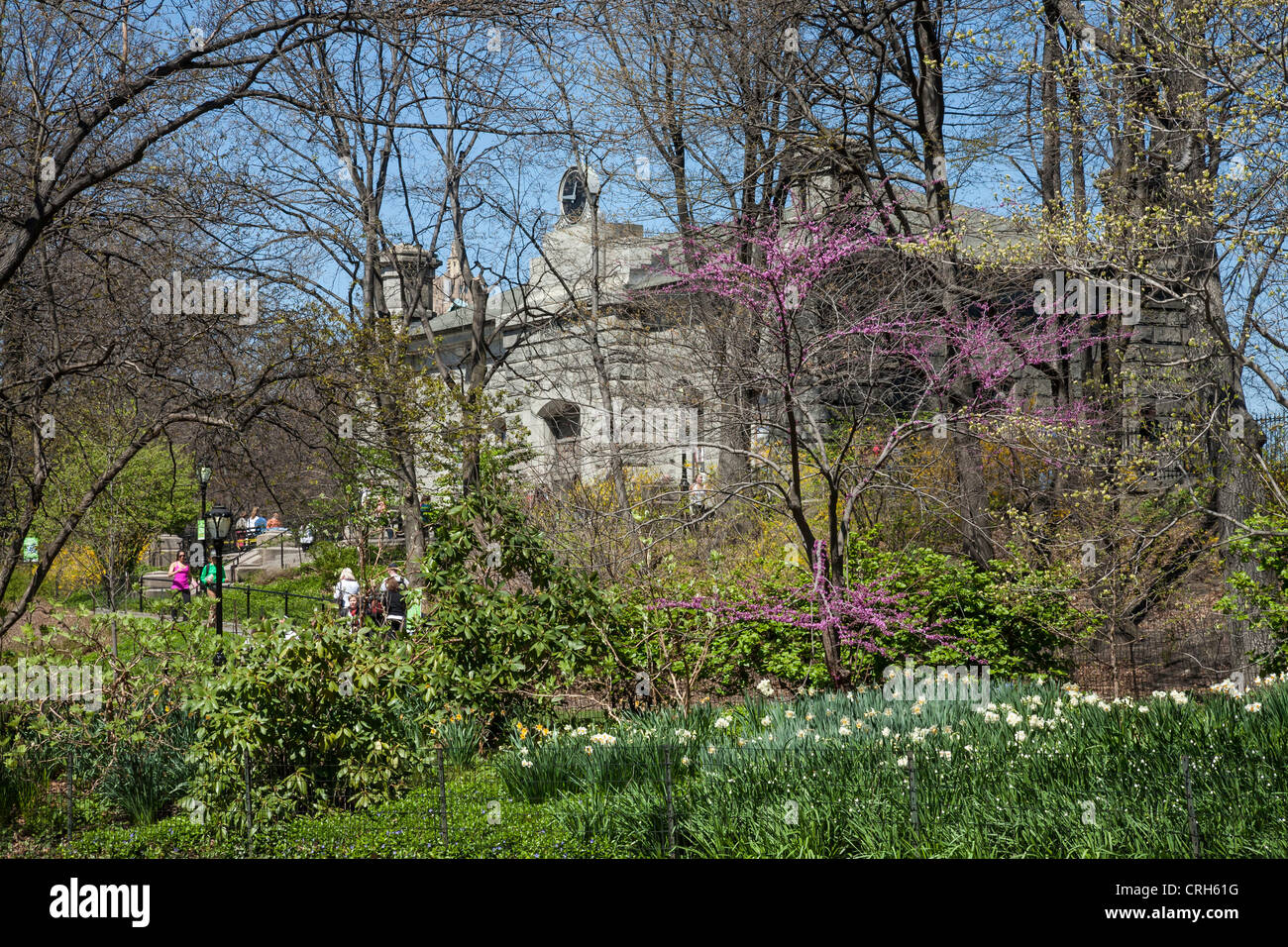 Jacqueline Kennedy Onassis pompa serbatoio House, Central Park, Manhattan, New York City, NYC Foto Stock