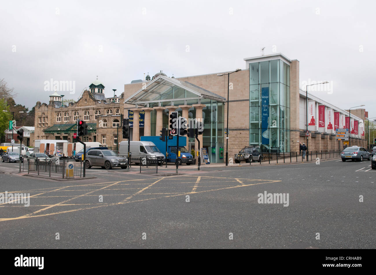 Harrogate International Exhibition halls e centro Foto Stock