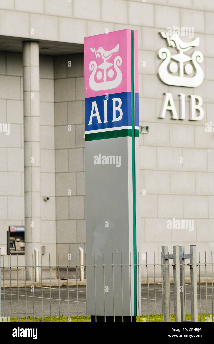 Allied Irish Bank AIB succursale in Dublino Foto Stock