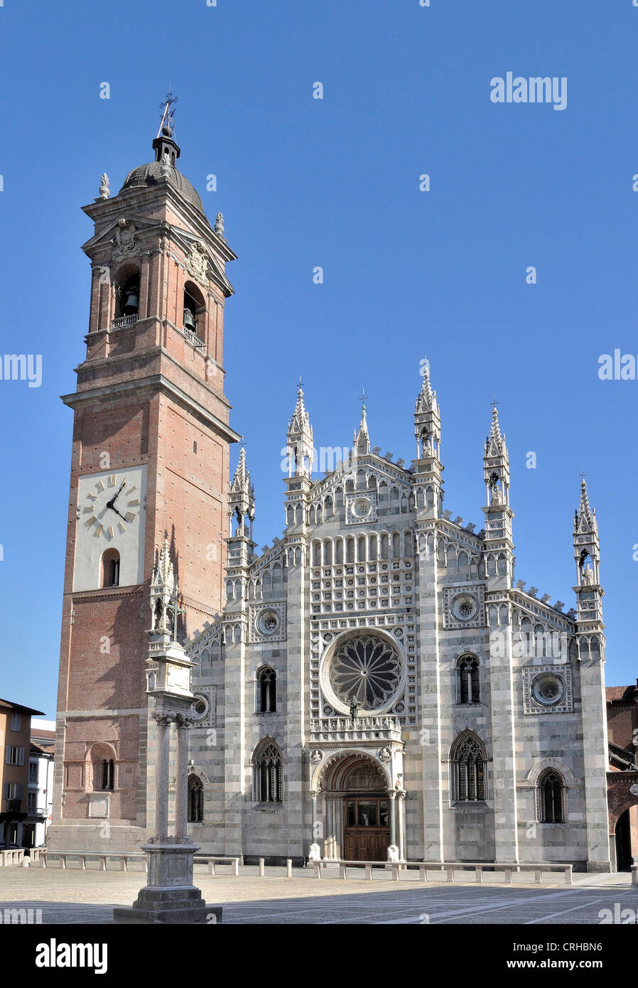 Cattedrale prospettiva, Monza Foto Stock