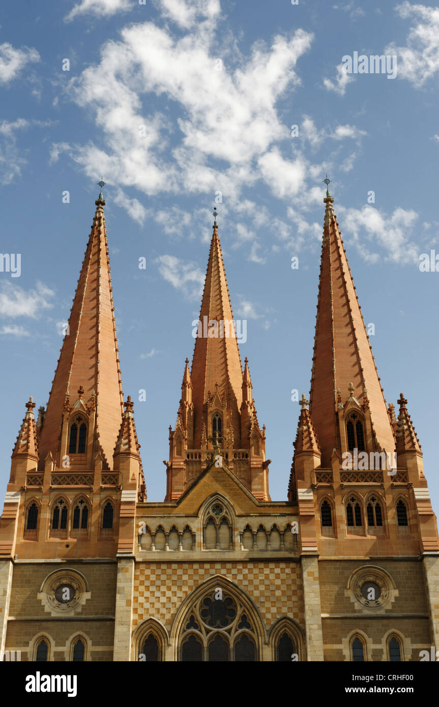 St Pauls Cathedral in Melbourne Australia Foto Stock