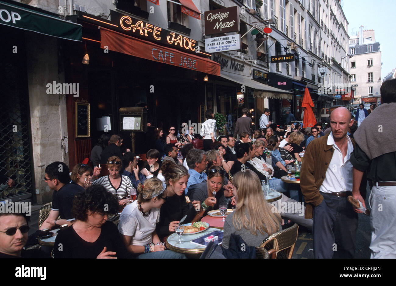 Parigi, Francia, Street Cafe Foto Stock