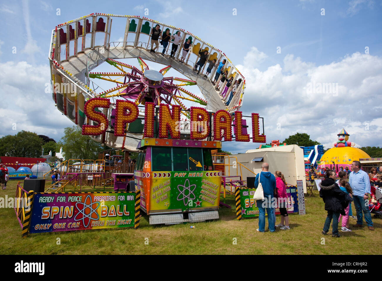 Estate in fiera su Wimbledon Common, South West London, England, Regno Unito Foto Stock