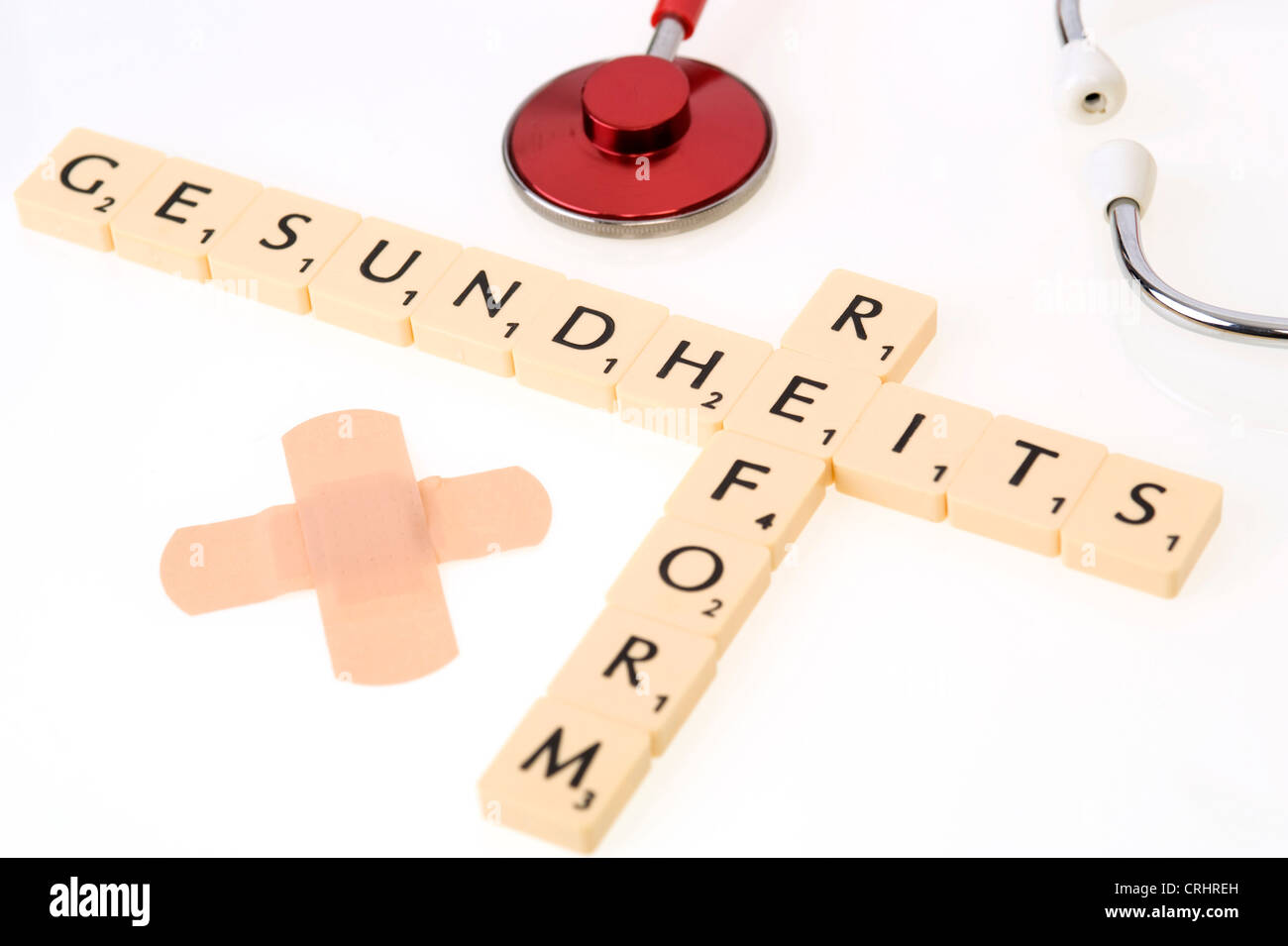 Per simbolico della riforma sanitaria Foto Stock