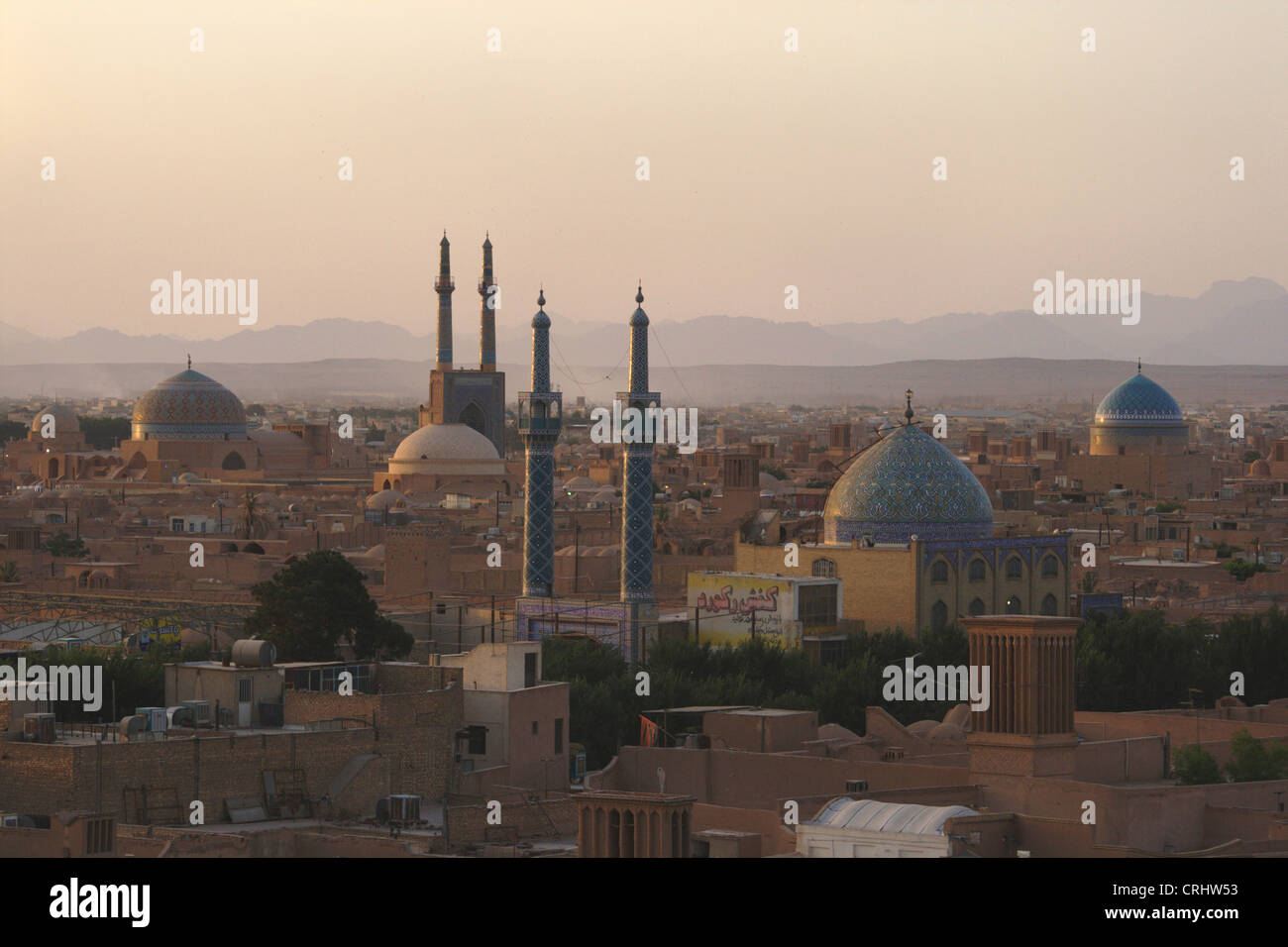 Cityview di Yazd, Iran, Yazd Foto Stock