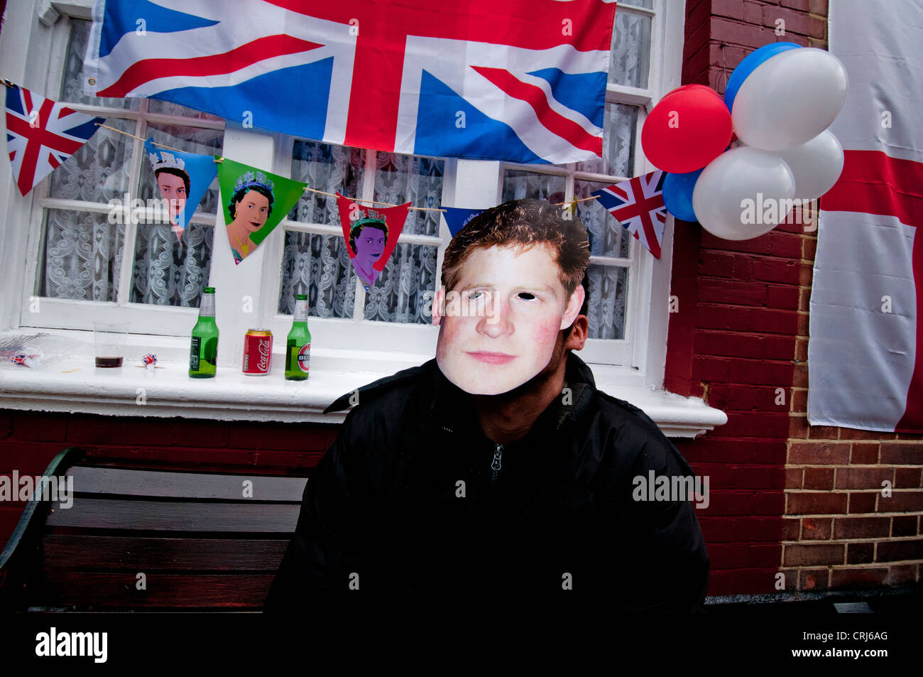 Queens Diamond celebrazioni giubilari a Londra Giugno 2012 Foto Stock