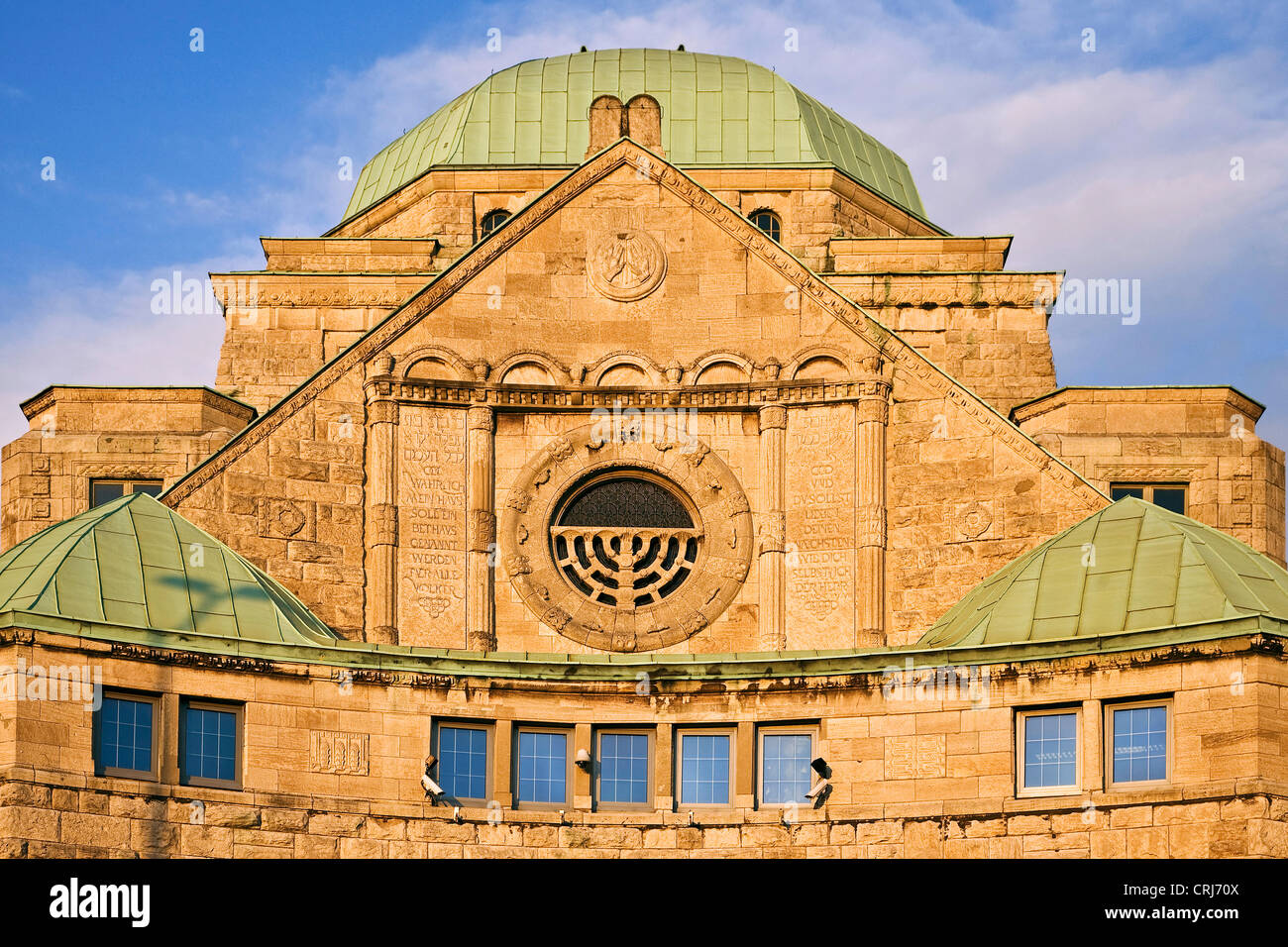 La vecchia sinagoga di Essen, in Germania, in Renania settentrionale-Vestfalia, la zona della Ruhr, Essen Foto Stock
