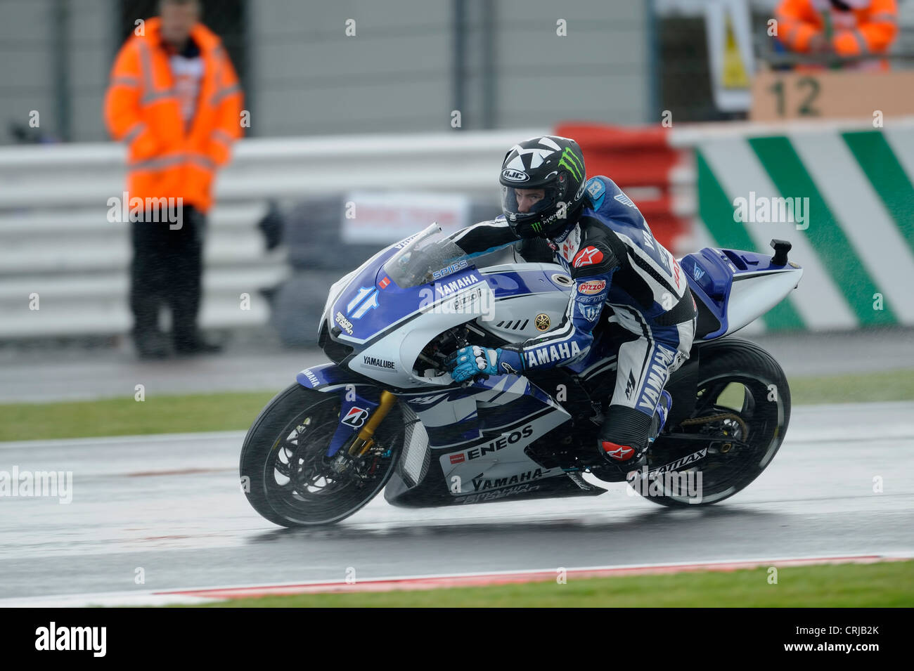 Ben Spies, Yamaha, moto gp 2012 Foto Stock