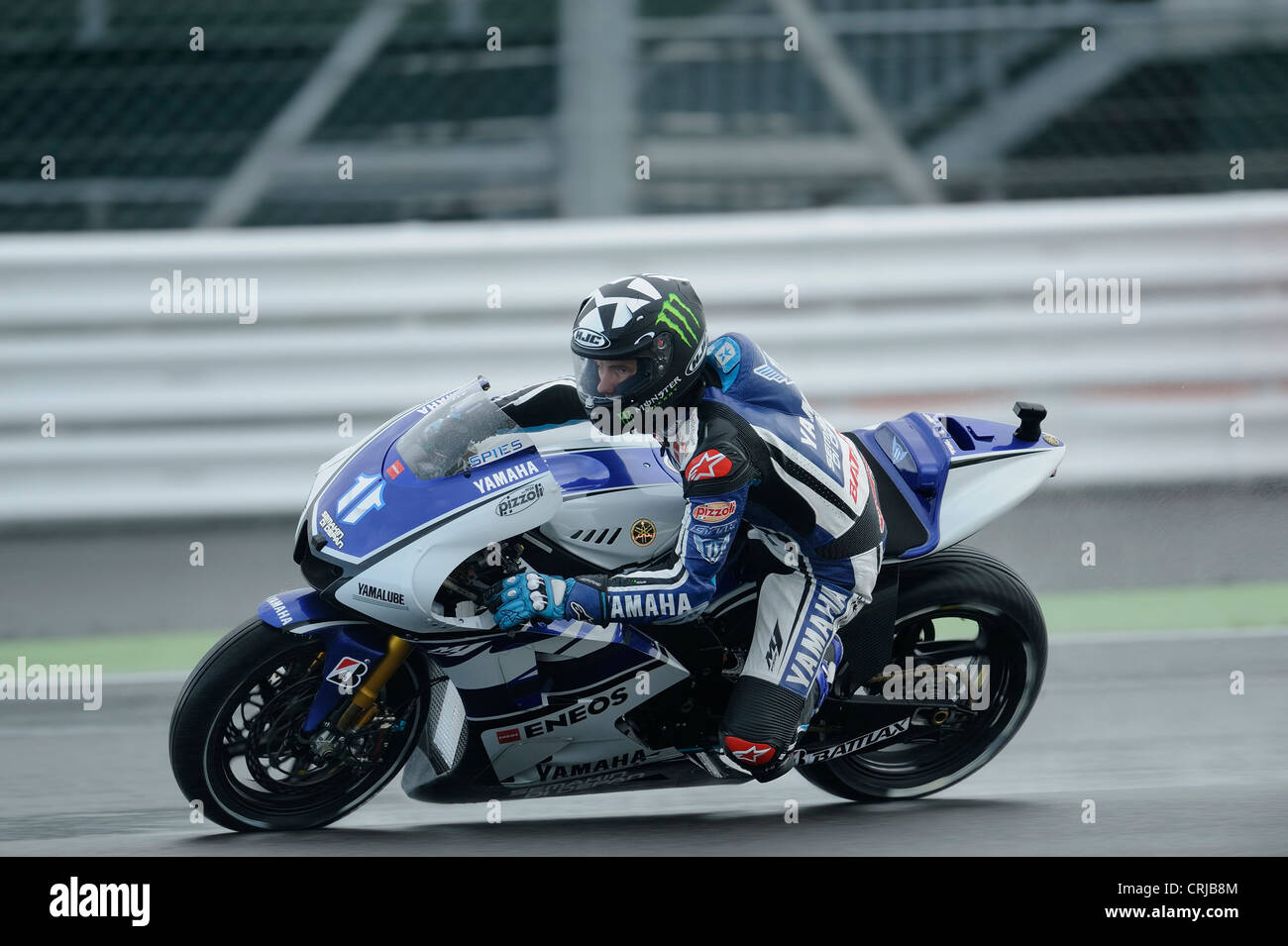 Ben Spies, Yamaha, moto gp 2012 Foto Stock