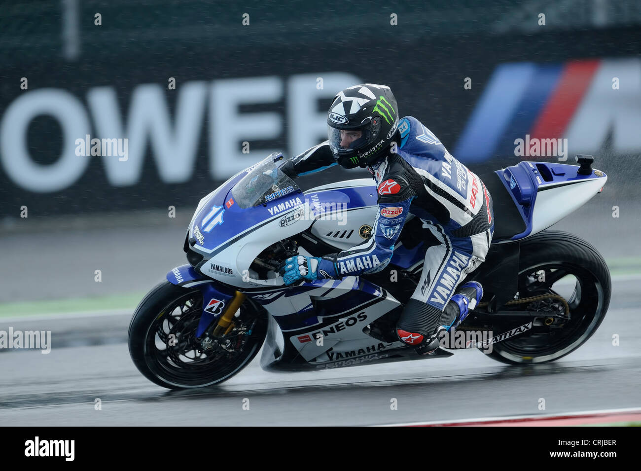 Ben Spies, Yamaha, moto gp 2012 Foto Stock