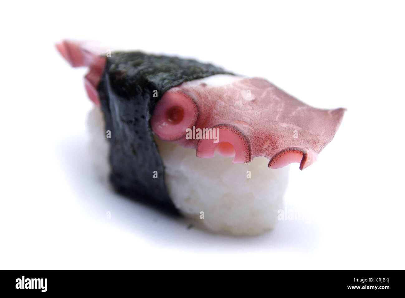 Squid sushi , uno Tako Nigiri Foto Stock