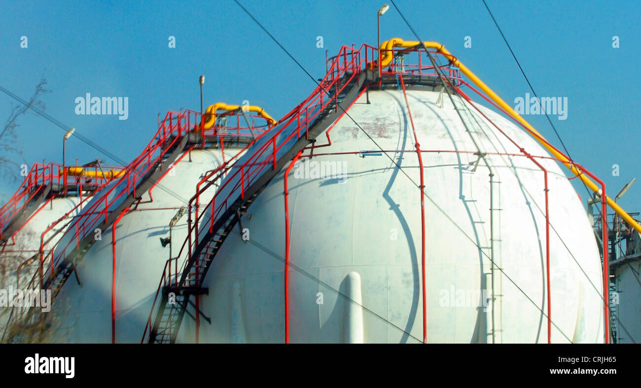 In stabilimenti industriali, Belgio, Fiandre, Anversa Foto Stock