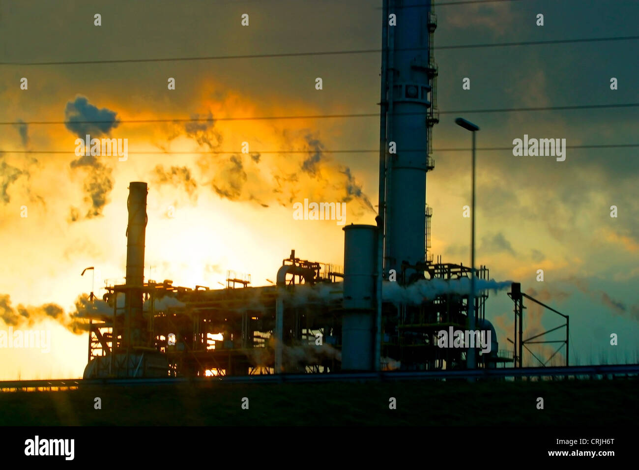 Centrale nucleare, Belgio, Fiandre, Anversa Foto Stock