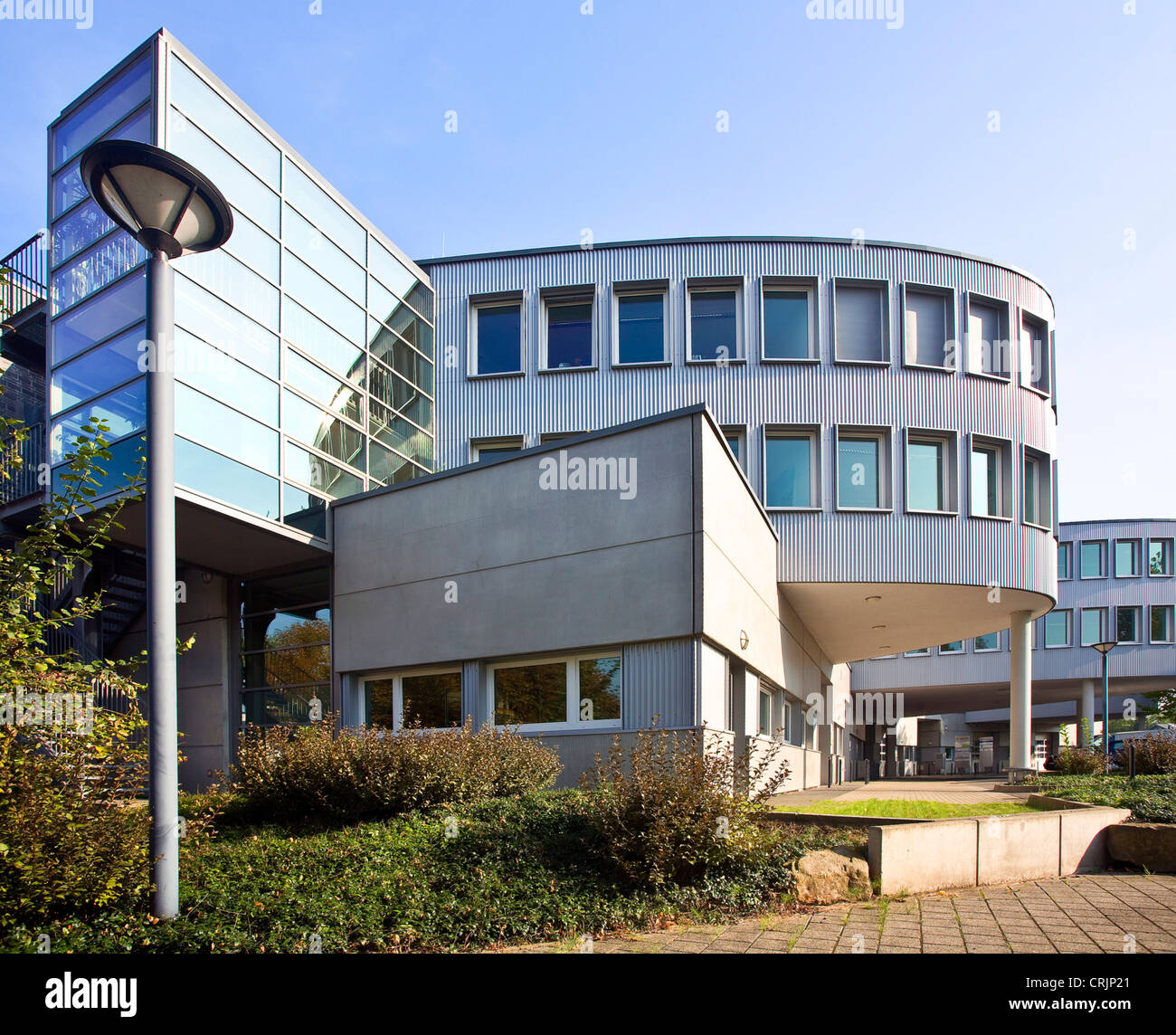 Technology Center sulla zona dell'ex miniera di carbone Monopol, in Germania, in Renania settentrionale-Vestfalia, la zona della Ruhr, Kamen Foto Stock