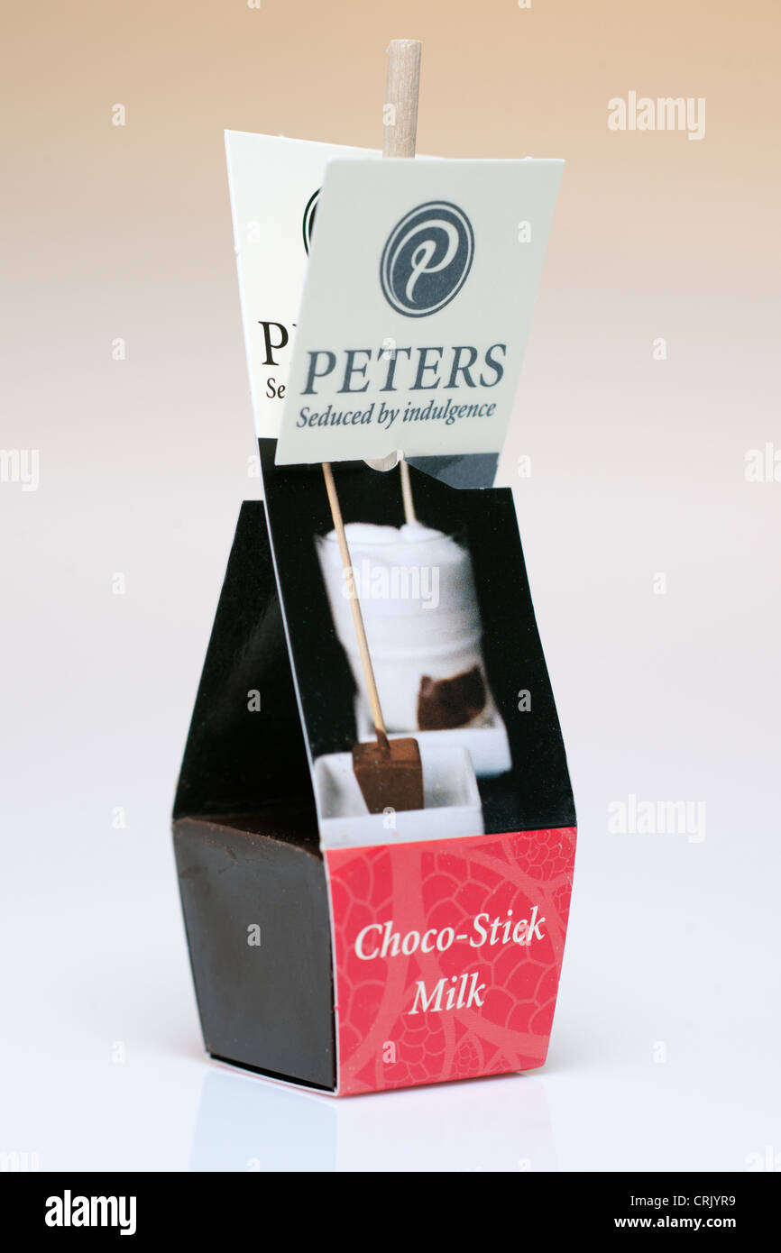 Latte choco stick da Peters Foto Stock