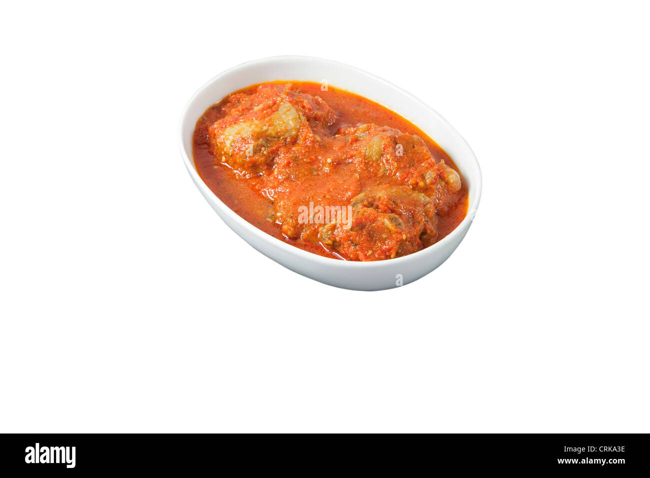 Spezzatino di pollo West African ricetta Foto Stock