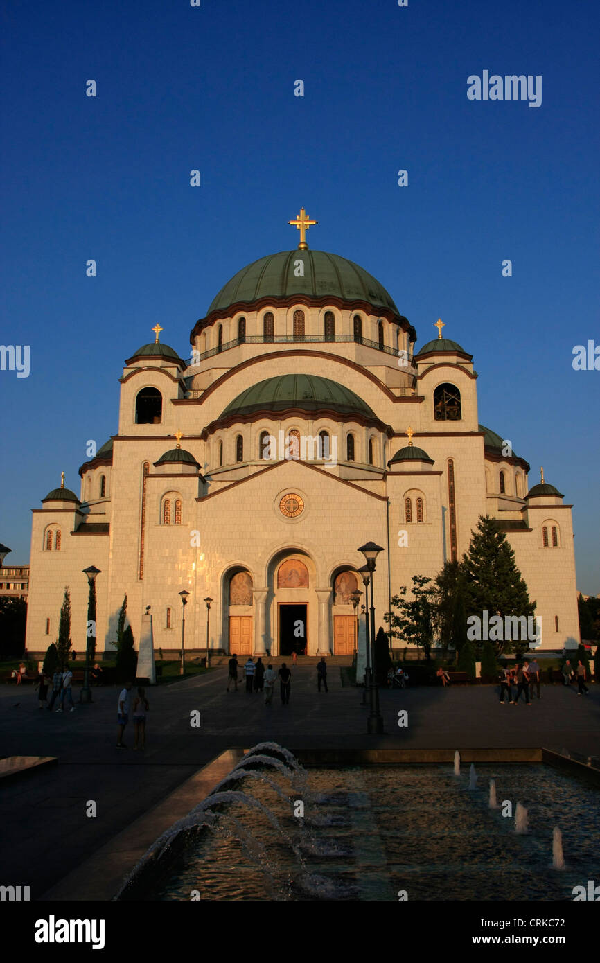 La Cattedrale di San Sava, Belgrado, Serbia Foto Stock
